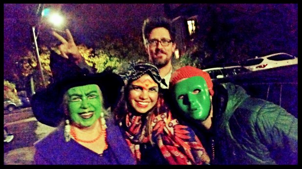Witch, Princess, Drunk Uncle and Green Guy