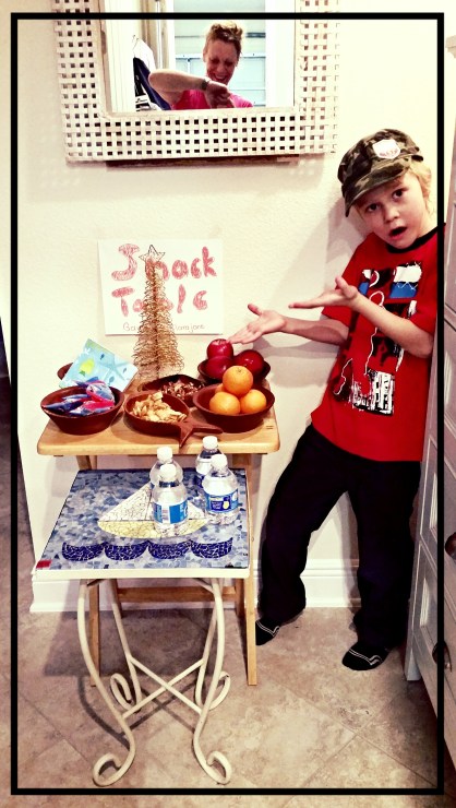 Custom Kids Snack Table Included, c/o Loving Grandma
