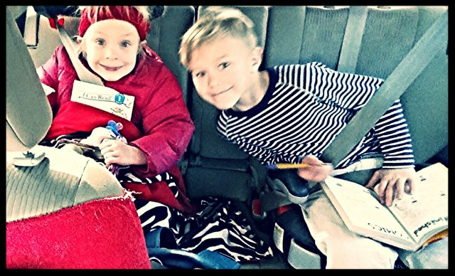 Shh!  Mom's taking our picture again