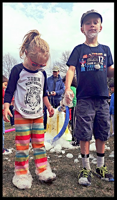 Bubble Shoes and Beard