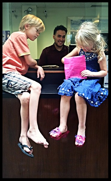 She'd like to make a desposit