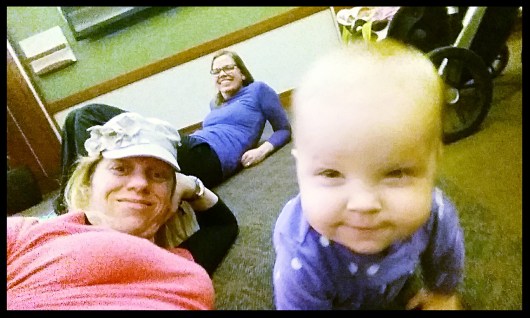 Amanda, Mary & I hang out during Mom's surgery & Post-Op