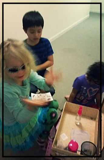 "I'm only four" she reminds us.