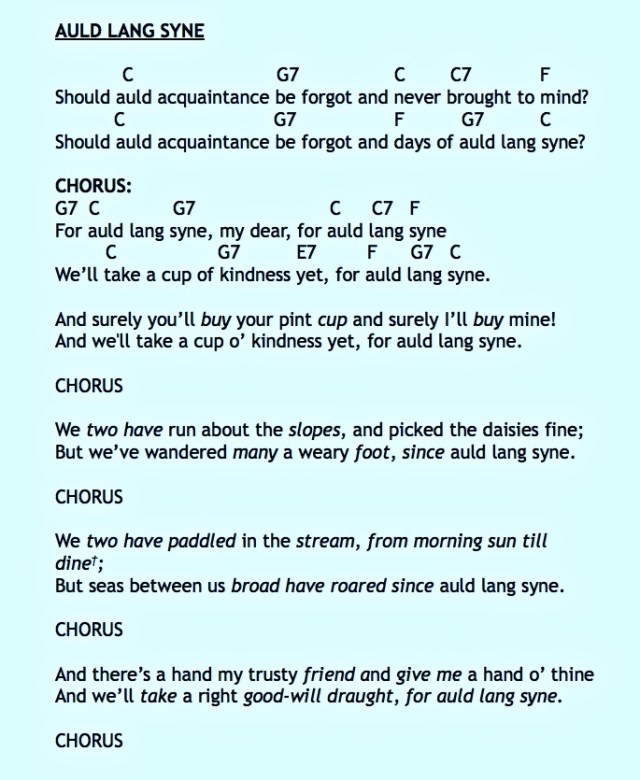 AULD LANG SYNE