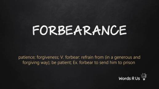 forbearance patience