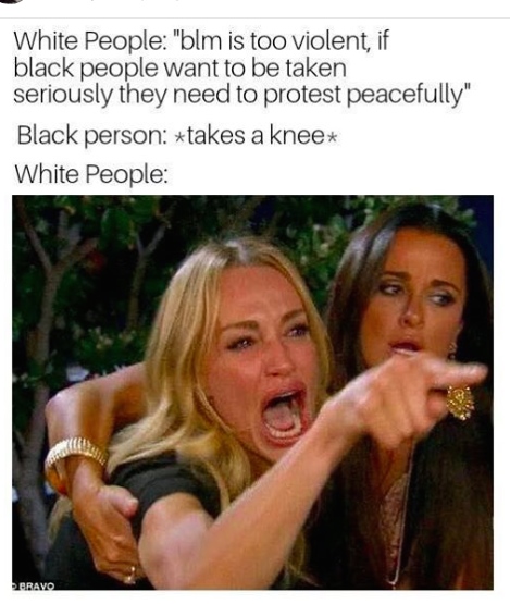 White People vs. Peaceful Protest