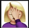 facepalm emoji