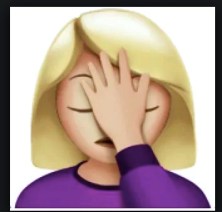 facepalm emoji