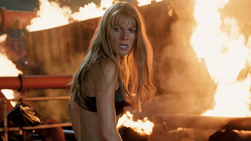 pepper potts on fire
